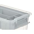 Miniatyrbillede 4 af 4: Multi-use Box Kipit 02 1310 Grey Transparent Plastic 5 L 29,5 x 14,5 x 19,2 cm (6 Units)