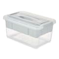 Miniatyrbillede 2 af 4: Multi-use Box Kipit 02 1310 Grey Transparent Plastic 5 L 29,5 x 14,5 x 19,2 cm (6 Units)