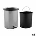 Miniatyrbild 1 av 4: Pedal bin Berilo D-003-2 Dark grey Plastic 11 L (6 Units)