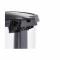 Miniatyrbild 4 av 4: Pedal bin Berilo D002-1 Silver Plastic 20 L (4 Units)