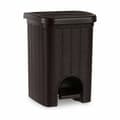 Miniatyrbild 2 av 3: Pedal bin Stefanplast Elegance Brown Plastic 6 L (6 Units)