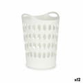 Miniatyrbillede 1 af 4: Laundry Basket White Plastic 50 L 44 x 56 x 41 cm (12 Units)