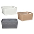 Miniatyrbillede 2 af 2: Multi-purpose basket Kipit 4730 White Beige Grey Plastic 10 L 36 x 15 x 29 cm (18 Units)