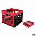 Miniatyrbild 1 av 2: Multi-use Box Tontarelli Red Squared 33,5 x 33, x 27,9 cm (6 Units)