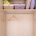 Miniatyrbild 3 av 5: Wardrobe rod support Stor Planet Cintacor White Oval 15 x 25 mm (2 Units)