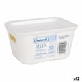 Miniatyrbillede 1 af 2: Storage Box with Lid Bella Anthracite 13,9 x 11,4 x 7,2 cm (12 Units)