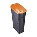 Miniatyrbillede 1 af 2: Rubbish bin Black/Orange polypropylene (15 L)
