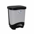Miniatyrbillede 2 af 2: Waste bin with pedal Tontarelli Idea 24 L Black Grey 35 x 29 x 44,5 cm (4 Units)