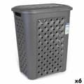 Miniatyrbillede 1 af 2: Laundry basket Tontarelli Arianna 30 L Graphite 37,5 x 27,5 x 47 cm (6 Units)
