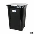 Miniatyrbillede 1 af 2: Rubbish Bin Tontarelli Coverline White 44 L Black 38,5 x 34,5 x 54,5 cm (6 Units)