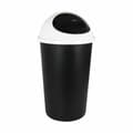 Miniatyrbillede 2 af 2: Rubbish Bin Tontarelli Big hoop White Black 45 L (10 Units)