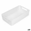 Miniatyrbillede 1 af 3: Multi-purpose basket Confortime White 38 x 22 x 9,5 cm (10 Units)