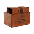 Miniatyrbild 5 av 5: Storage boxes Home ESPRIT Brown Fir wood 35 x 25 x 20 cm 3 Pieces