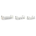 Miniatyrbillede 1 af 4: Storage boxes Home ESPRIT White Fir wood 39 x 19 x 12 cm 3 Pieces