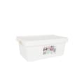 Miniatyrbillede 2 af 2: Storage Box with Lid Tontarelli Maya White 4,2 L 28 x 18 x 11,2 cm (12 Units)