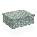 Miniatyrbillede 2 af 2: Set of Stackable Organising Boxes Versa Flowers Cardboard 15 Pieces 35 x 16,5 x 43 cm