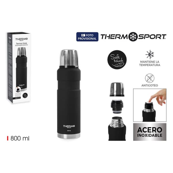 Thermos ThermoSport Black 0,8 L (6 Units)
