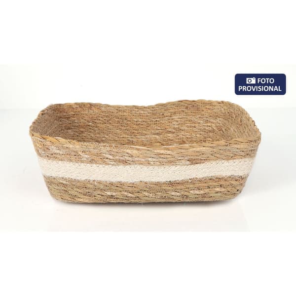 Storage Box Privilege Privilege wicker Rectangular 25 x 20 x 8 cm (12 Units)