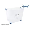 Miniatyrbillede 3 af 3: Storage Box with Wheels Tontarelli 59 x 38'5 x 47'5 cm (4 Units)