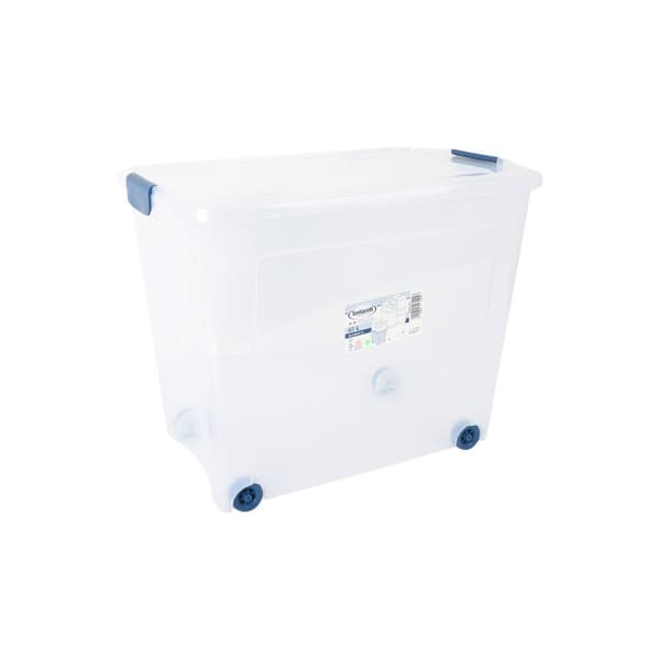 Storage Box with Wheels Tontarelli 59 x 38'5 x 47'5 cm (4 Units)