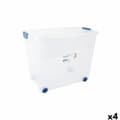 Miniatyrbillede 1 af 3: Storage Box with Wheels Tontarelli 59 x 38'5 x 47'5 cm (4 Units)