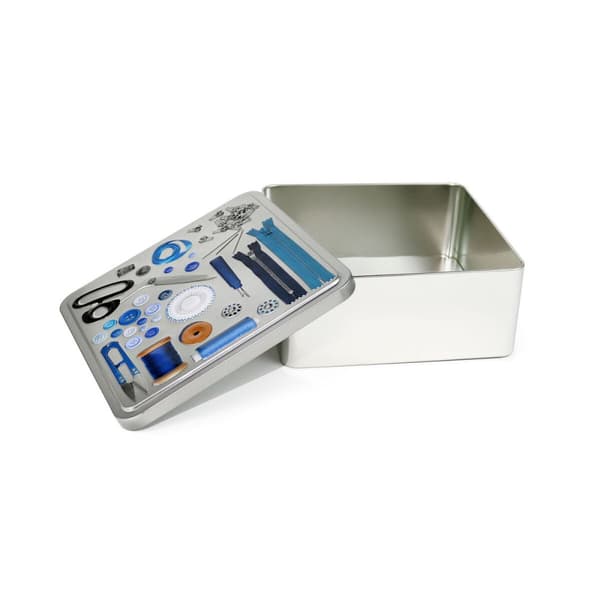 Multi-use Box Confortime Tailor Metal 19,7 x 19,7 x 8 cm (12 Units)