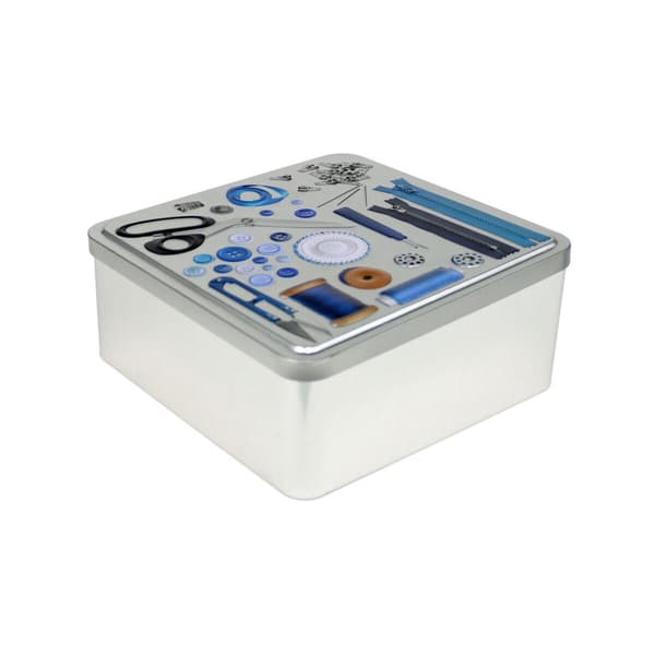 Multi-use Box Confortime Tailor Metal 19,7 x 19,7 x 8 cm (12 Units)