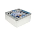Miniatyrbillede 2 af 4: Multi-use Box Confortime Tailor Metal 19,7 x 19,7 x 8 cm (12 Units)