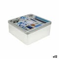 Miniatyrbillede 1 af 4: Multi-use Box Confortime Tailor Metal 19,7 x 19,7 x 8 cm (12 Units)