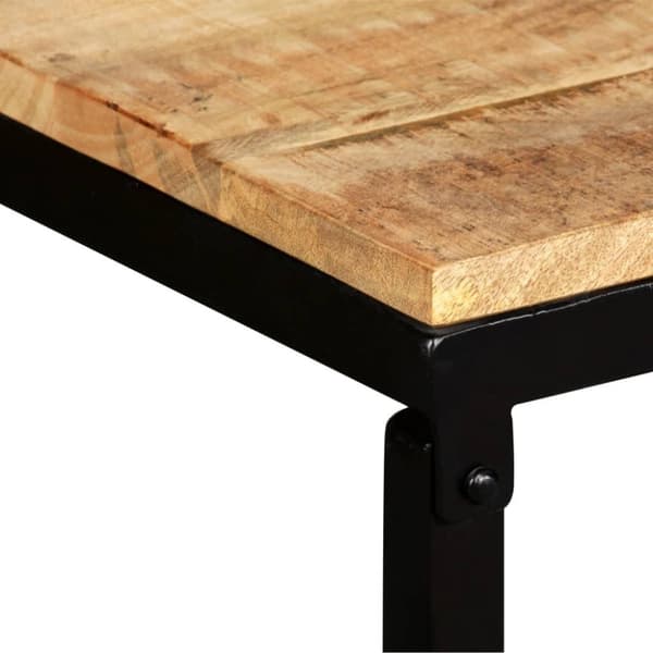 vidaXL Penkki kiinteä mangopuu 110x35x45 cm