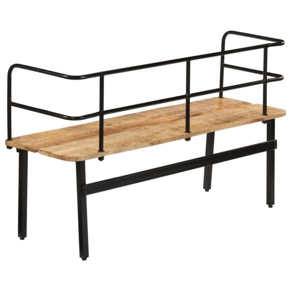 vidaXL Benk 120x40x70 cm heltre mango