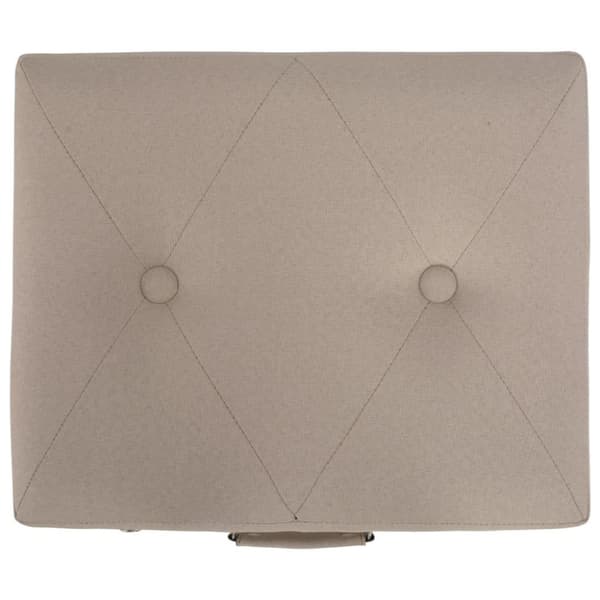 vidaXL Förvaringspallar 3 st beige tyg