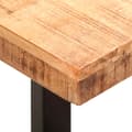 Miniatyrbilde 4 av 10: vidaXL Benk 110 cm grov heltre mango og stål