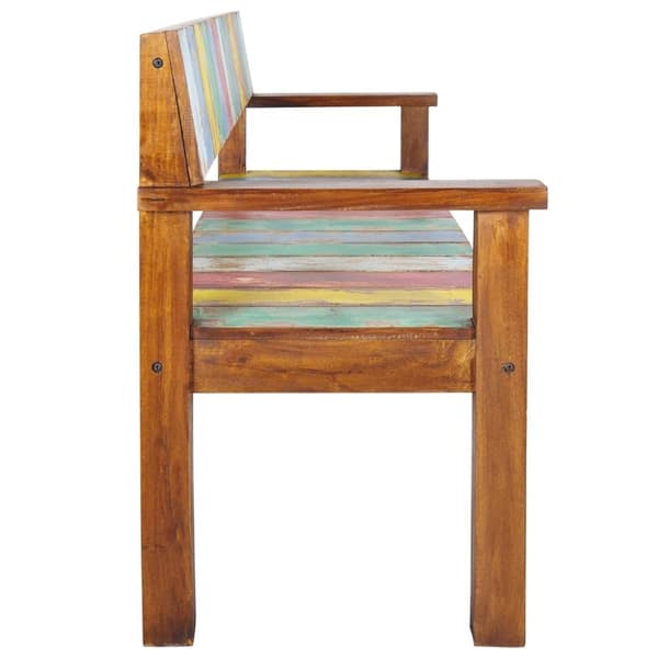 vidaXL Benk 115 cm gjenvunnet heltre