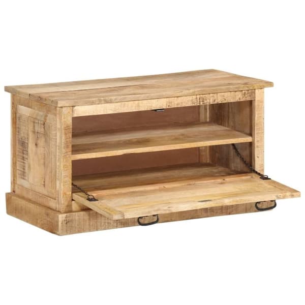 vidaXL Skobänk 85x40x45 cm massivt mangoträ