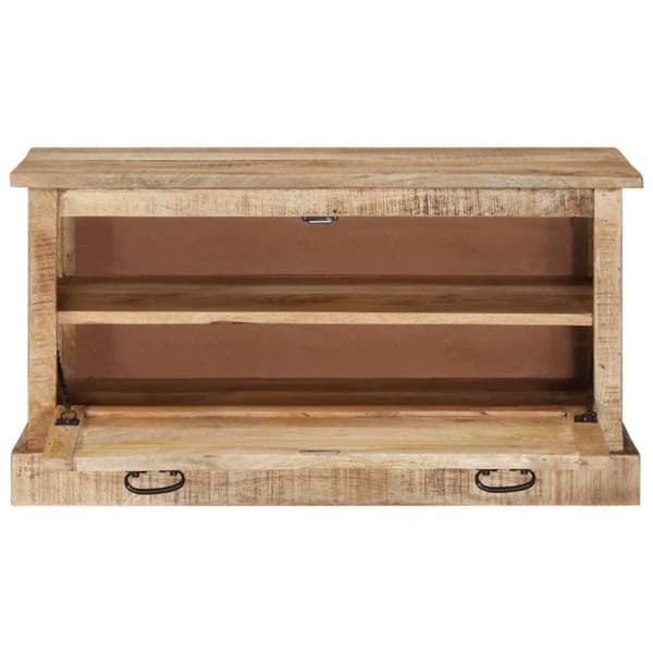 vidaXL Skobänk 85x40x45 cm massivt mangoträ