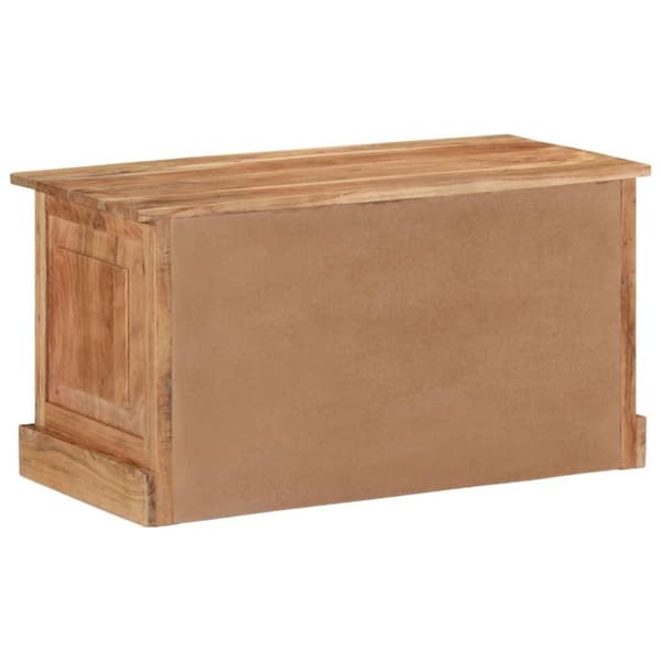 vidaXL Kenkien säilytyspenkki 85x40x45 cm täysi akaasiapuu