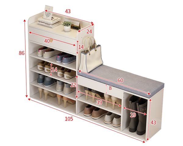 Skoskab Aries mdf