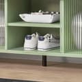 Miniatyrbillede 7 af 10: SoBuy Skobænk Skoskab Skoholder med sæde Entrébænk Grøn FSR115-GR