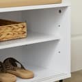 Miniatyrbillede 6 af 8: SoBuy Skobænk med hynde, Skoholder med sæde, med opbevaring, Bænk til indgang, Skoholder, FSR116-W