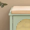 Miniatyrbild 4 av 9: SoBuy Skobänk med dyna Sittbänk Bänk hallen Bänk med förvaring  FSR129-GR