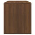 Pikkukuva 8 / 9: vidaXL Eteisen penkki 80x40x45 cm ruskea tammi tekninen puu
