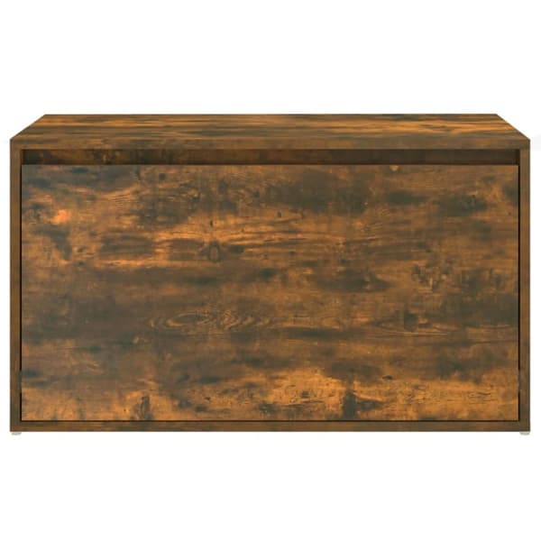 vidaXL entrébænk 80x40x45 cm konstrueret træ røget egetræsfarve