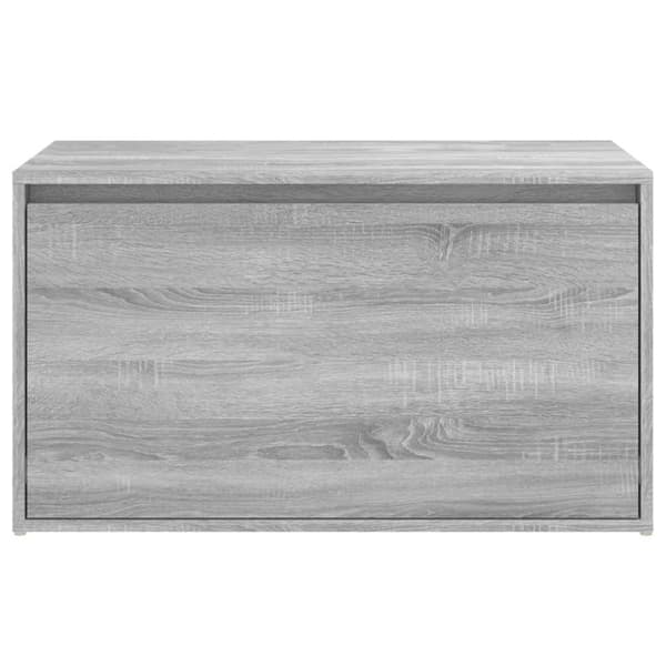 vidaXL Eteisen penkki 80x40x45 cm harmaa Sonoma tekninen puu