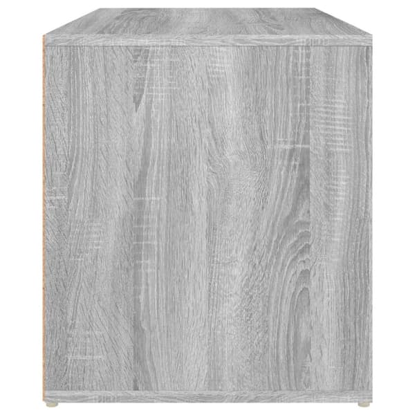 vidaXL Eteisen penkki 80x40x45 cm harmaa Sonoma tekninen puu