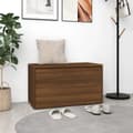 Miniatyrbilde 2 av 9: vidaXL Gangbenk 80x40x45 cm brun eik konstruert tre