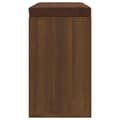 Miniatyrbillede 5 af 7: vidaXL skobænk 103x30x48 cm konstrueret træ Brun egetræ