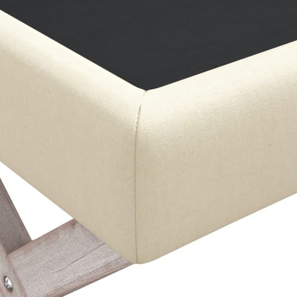 vidaXL opbevaringsskammel 110x45x49 cm hør