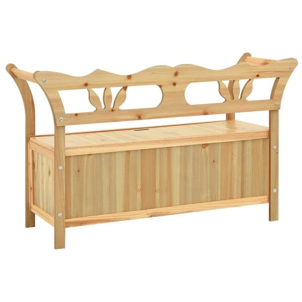 vidaXL Benk 107x45x75,5 cm heltre gran