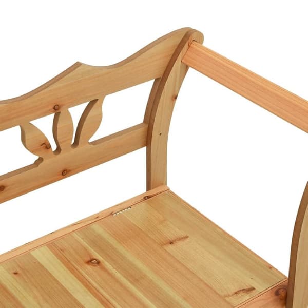 vidaXL Benk 107x45x75,5 cm heltre gran